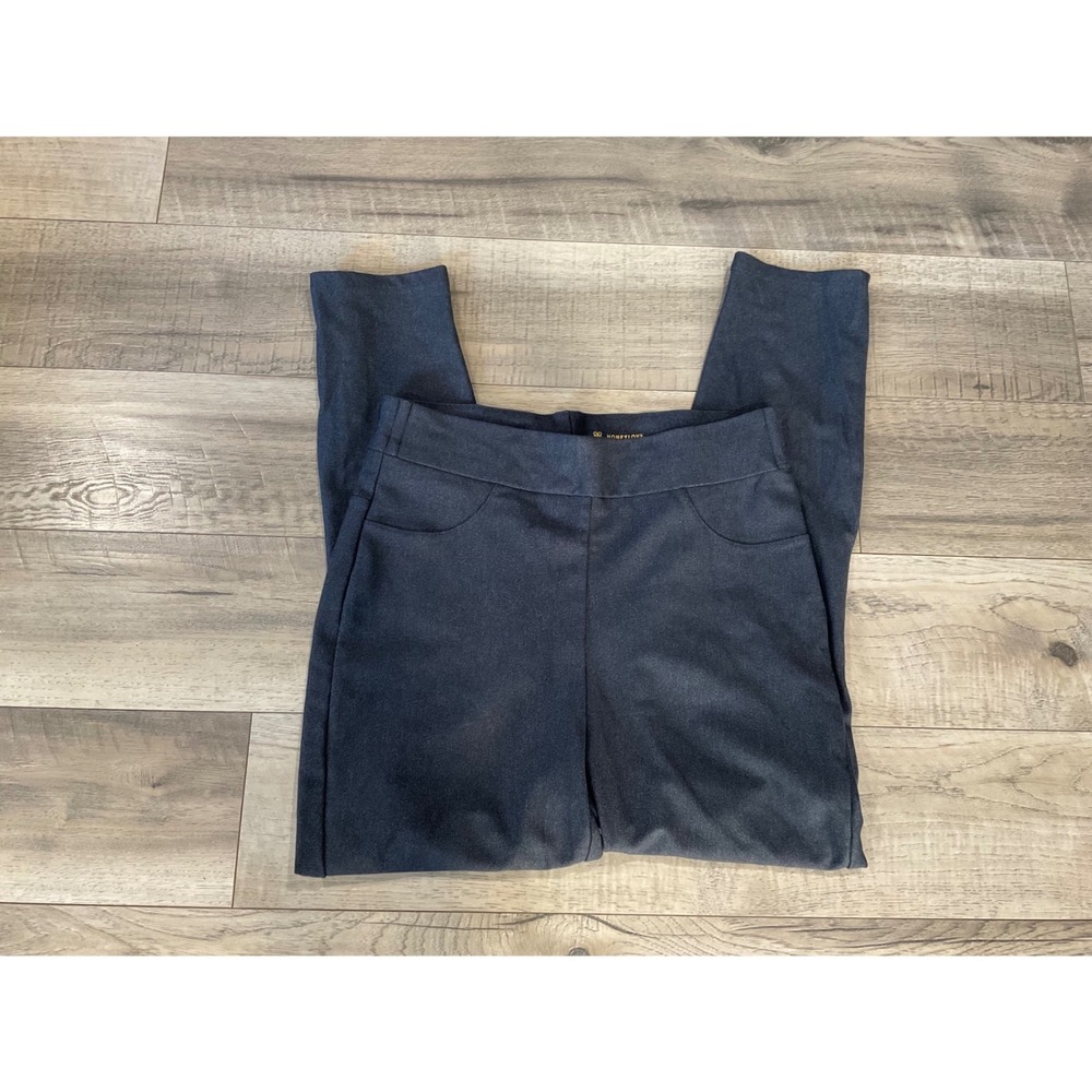 Honeylove EverReady Pant Dark Indigo Denim Tapered Leg Shapewear Trousers 1X